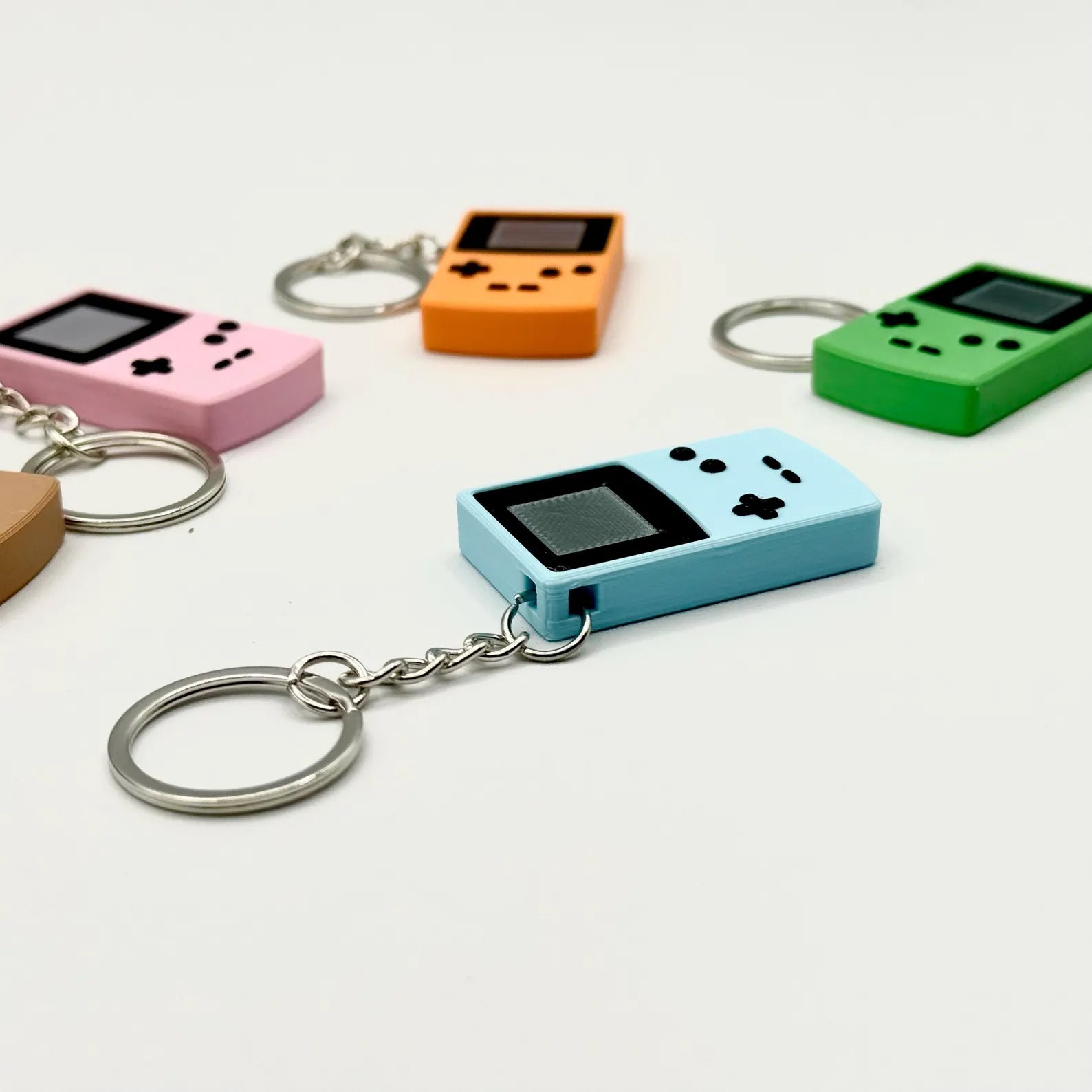 Mini Retro Game Keychain