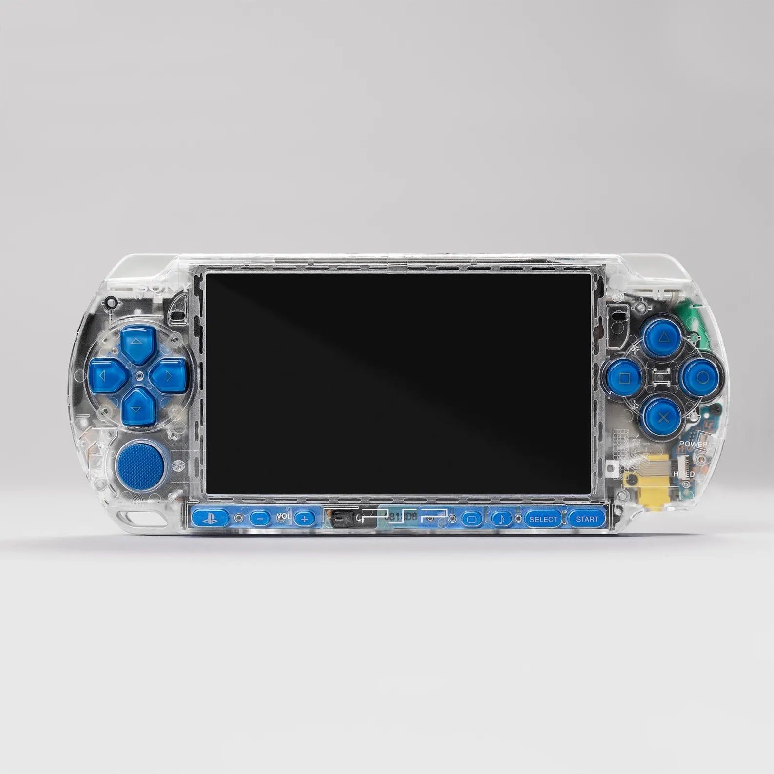 Clear PSP 3000 Crystal Blue (ATTACHMENTS ONLY)