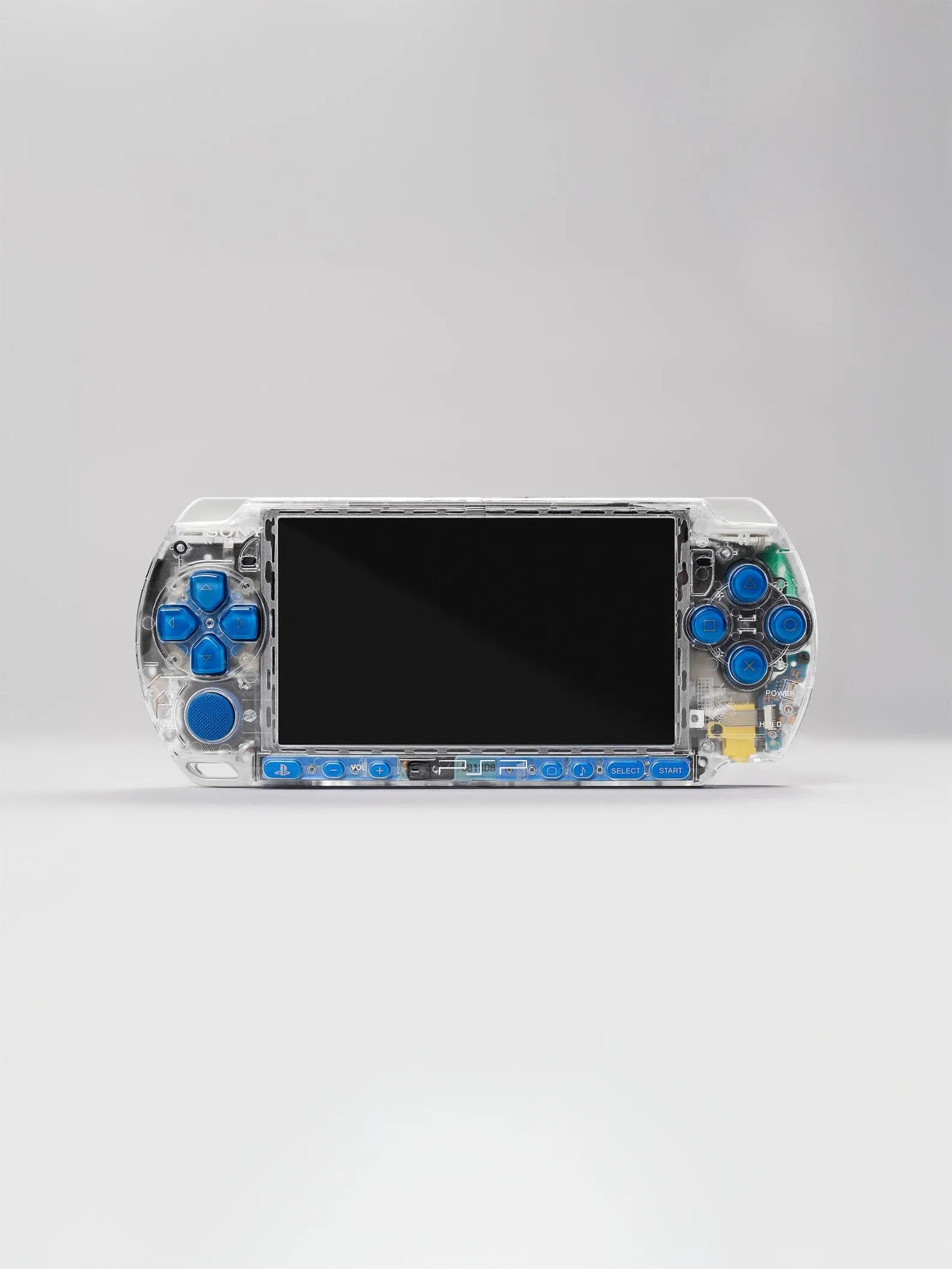 Clear PSP 3000 Crystal Blue (ATTACHMENTS ONLY)