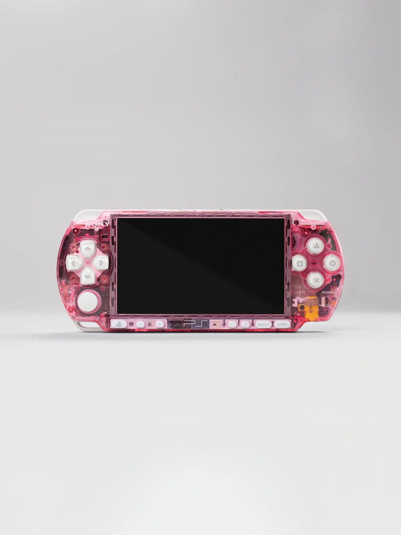 Clear PSP 3000 Bubblegum Pink (ATTACHMENTS ONLY)
