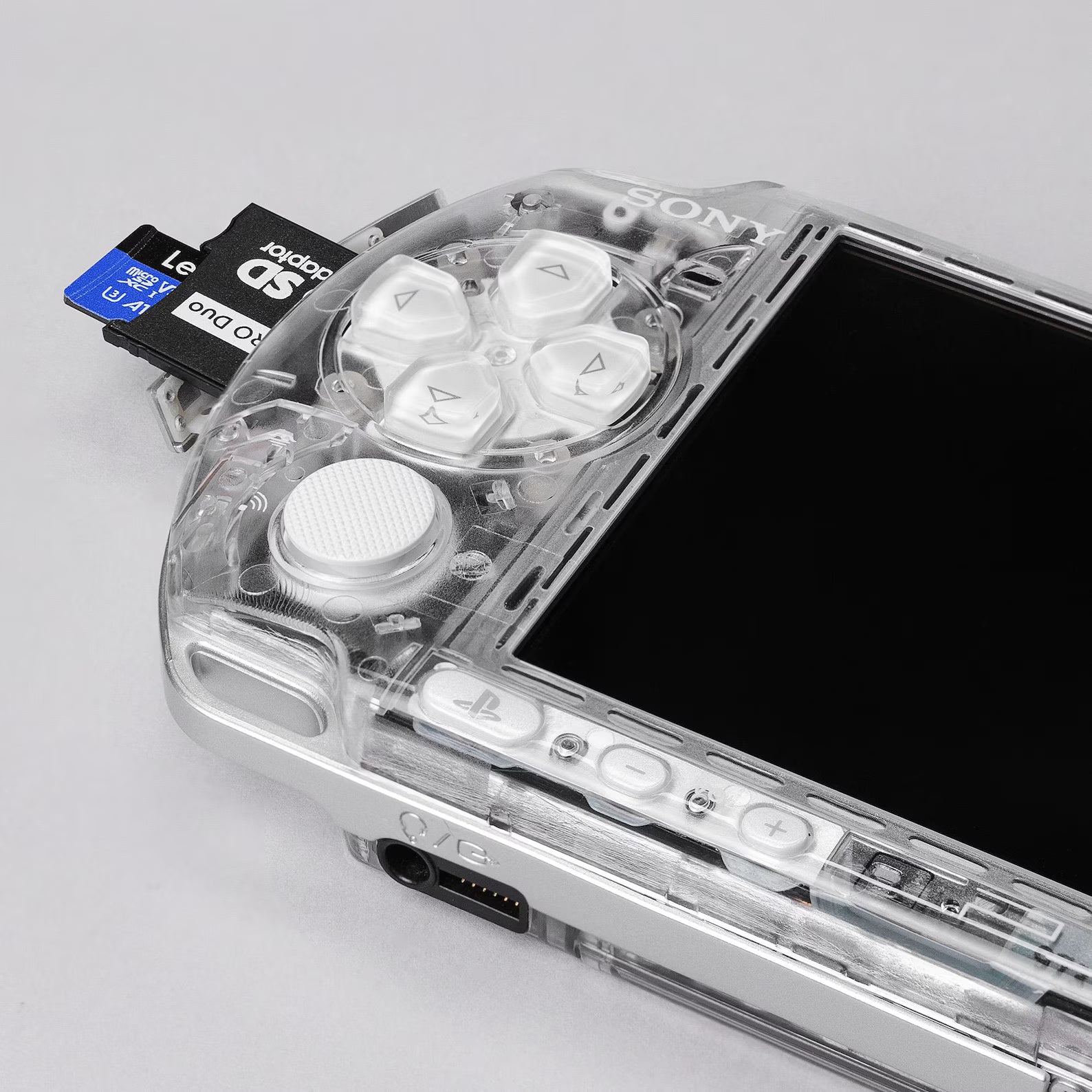 Clear PSP 3000 White Frost (ATTACHMENTS ONLY)