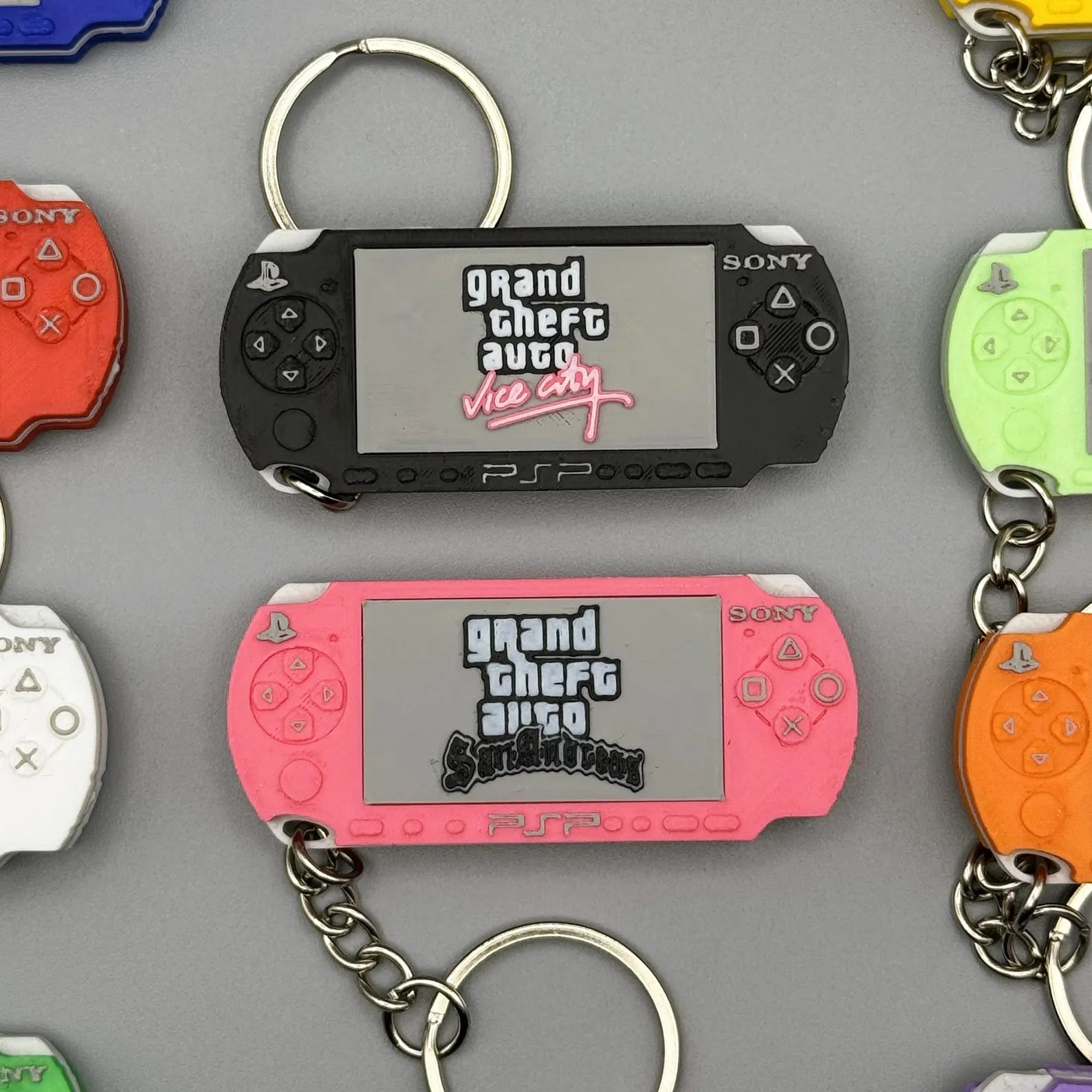 PSP Console Keychain