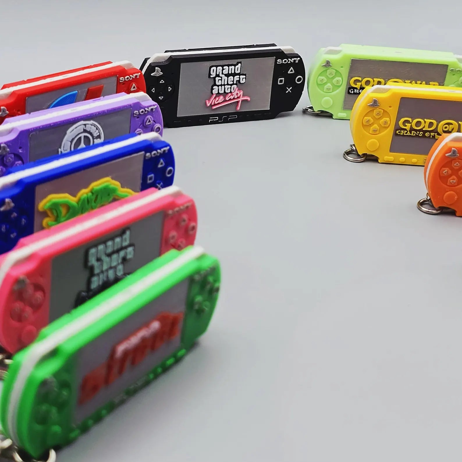PSP Console Keychain