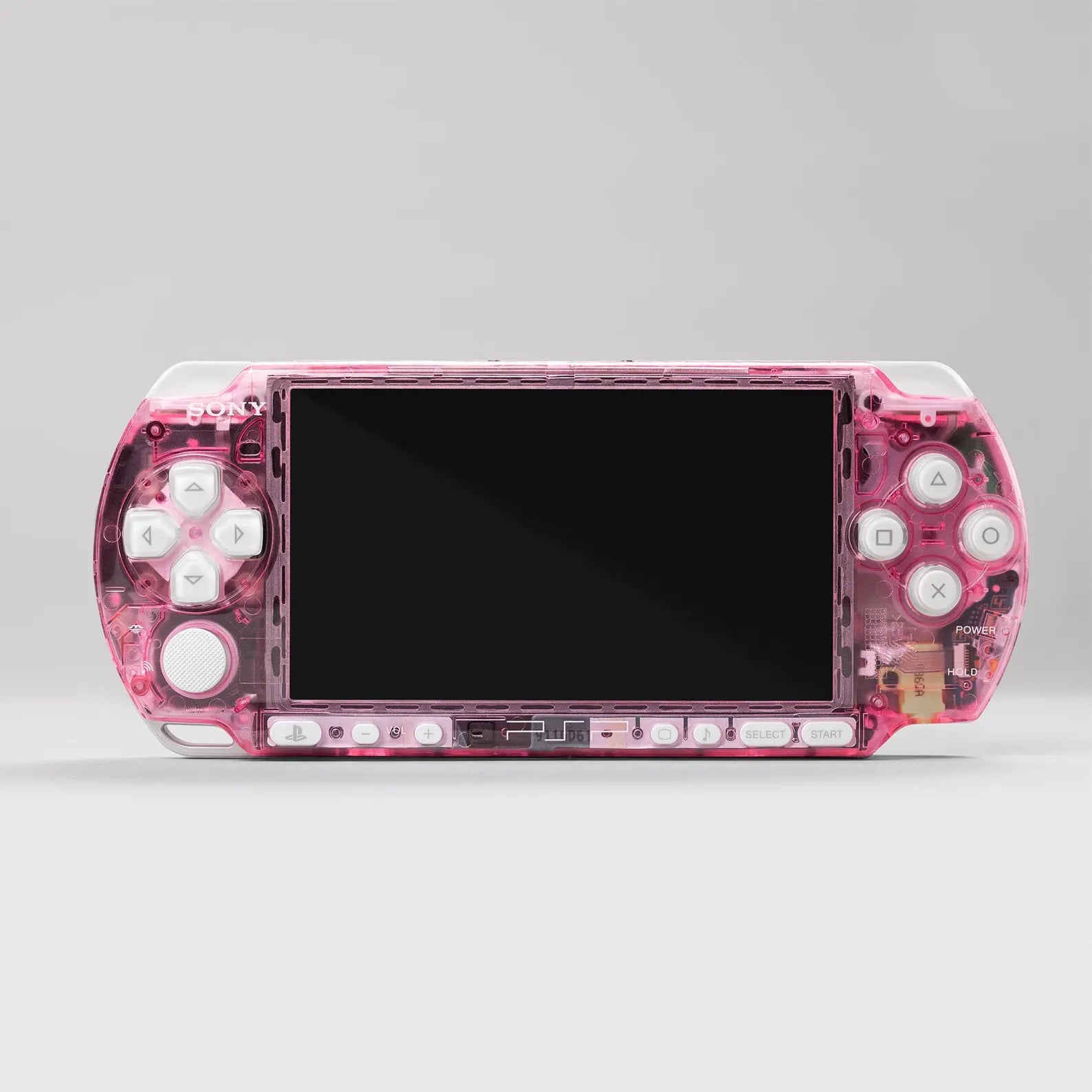 Clear PSP 3000 Bubblegum Pink (ATTACHMENTS ONLY)