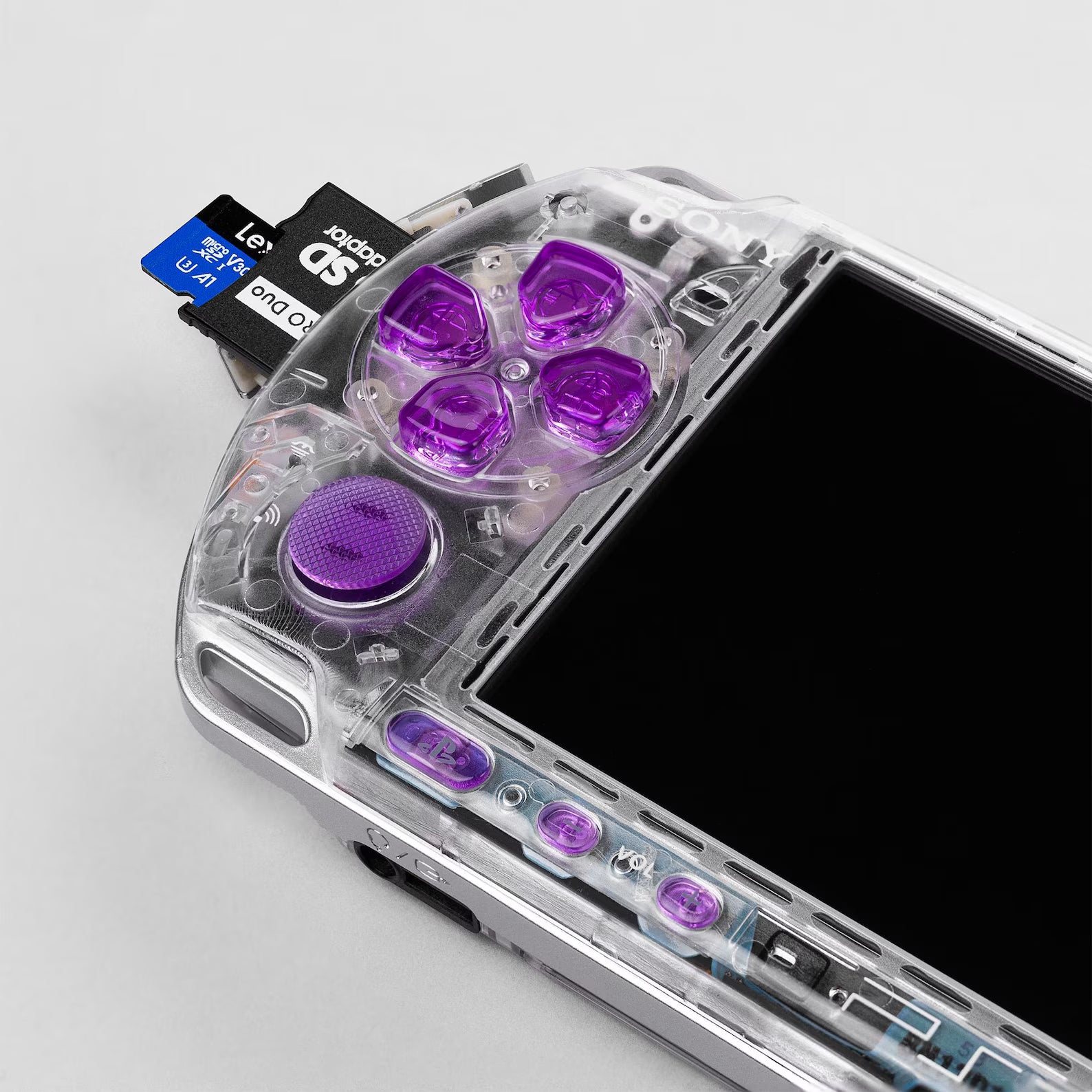 Clear PSP 3000 Amethyst Purple (ATTACHMENTS ONLY)