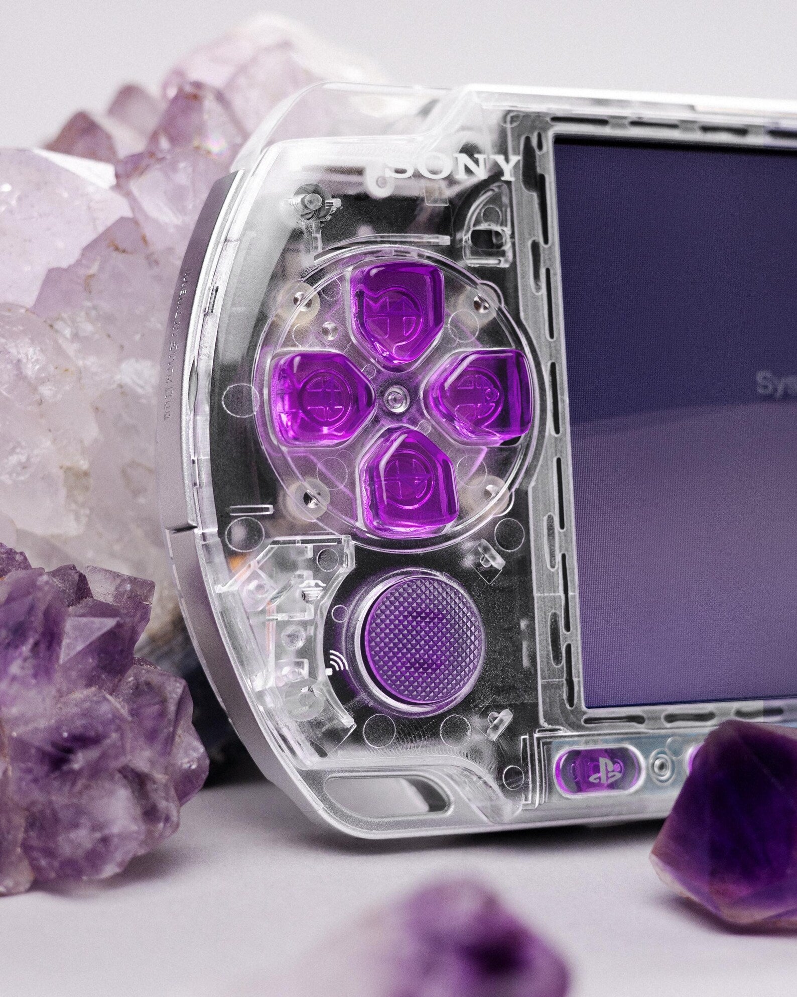 Clear PSP 3000 Amethyst Purple (ATTACHMENTS ONLY)